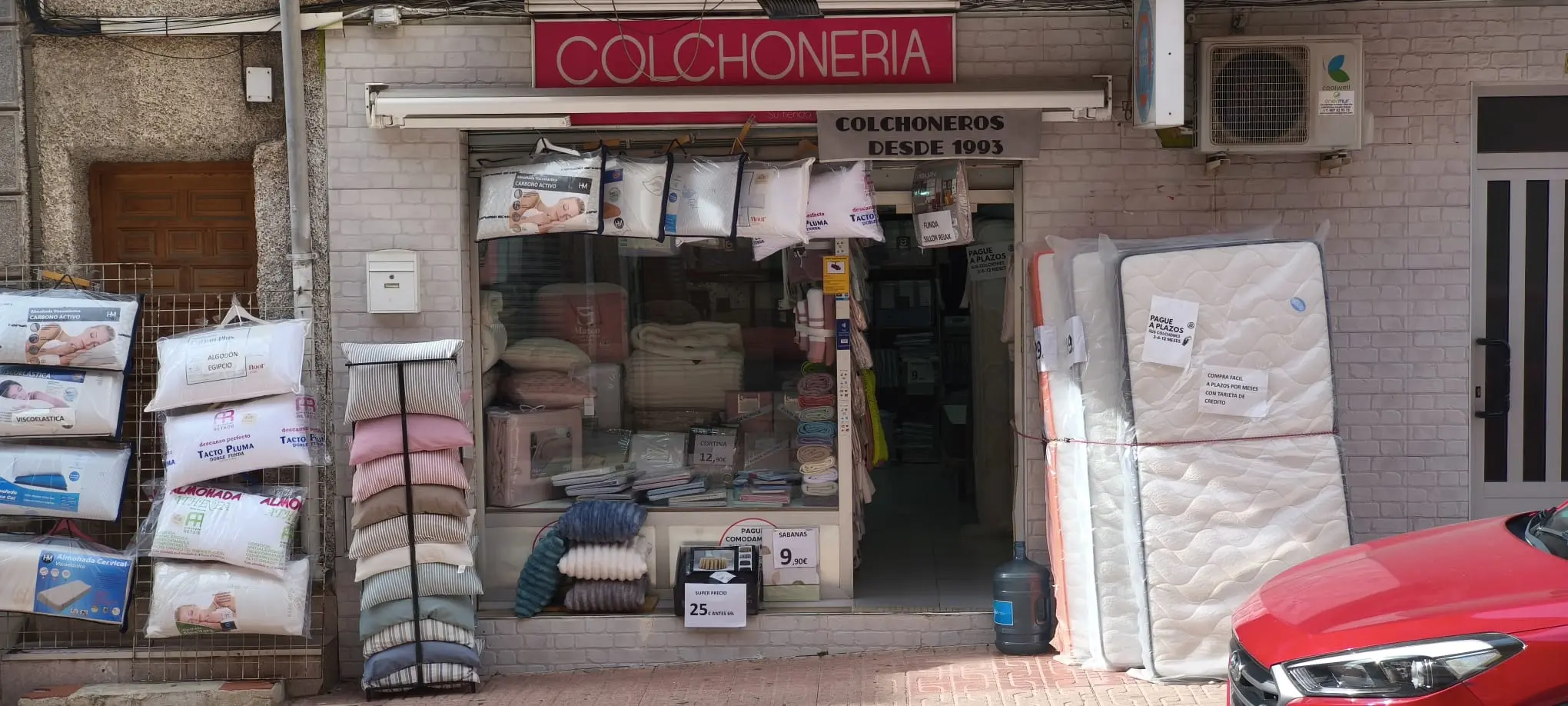 Fachada de Colchonería Punto Hogar Luci
